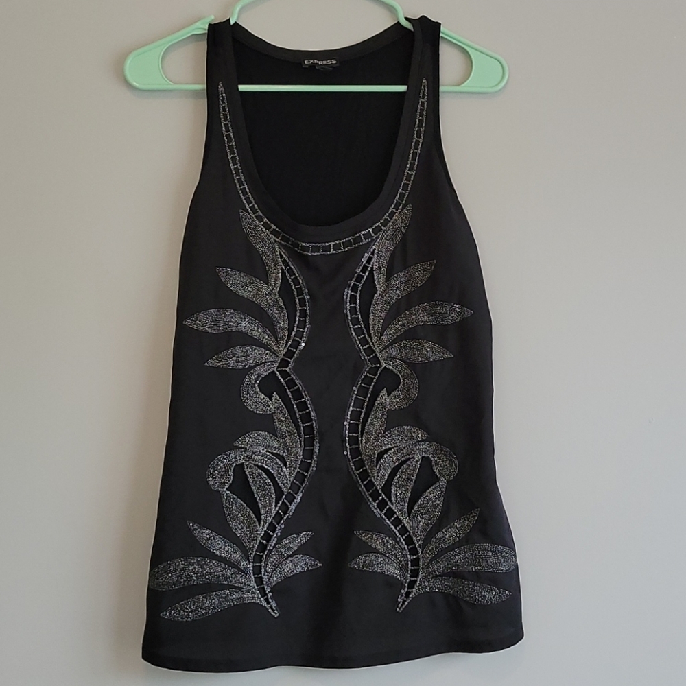 Black dress tank
